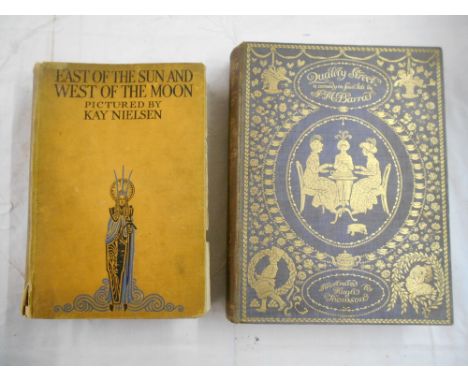 THOMSON, H. (ills.) Quality Street 1st.ed. 1913, London, 4to orig. gt. dec. cl. 22 cold. plts. plus NIELSON, K. East of the S