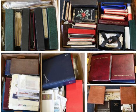 Great Britain Seven cartons of material put aside over the years by an antiques dealer, much is the usual fare such as mint p