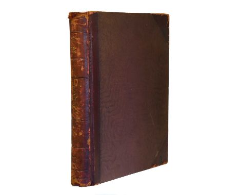 Worldwide A vintage ledger book with hundreds of stamps from classics to about 1920, incl. China with 10cts surcharge on 9cts