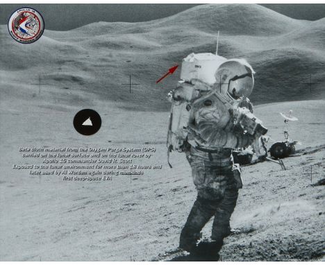 One fragment of beta cloth material from the Oxygen Purge System (OPS) carried on the lunar surface by NASA Apollo 15 command