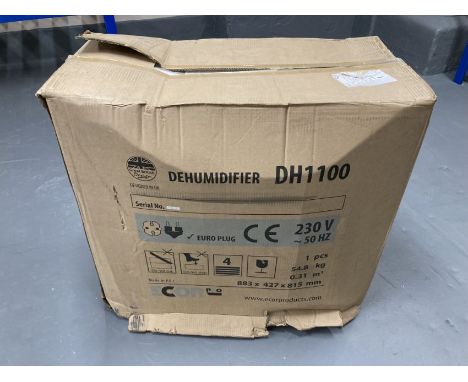 An Ecor Products de-humidifier, model DH1100, 230 volt, boxed. 