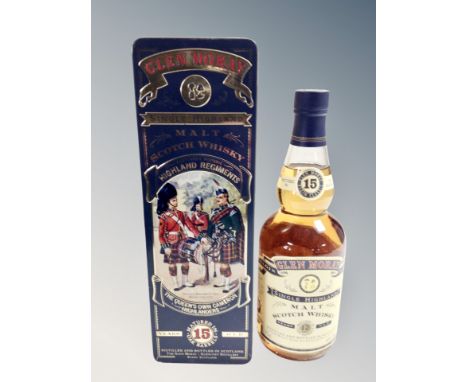 A bottle of Glenfiddich pure malt Scotch whisky, Clans of the Highlands of Scotlan, Clan Sutherland, 70cl, 40% vol, together 
