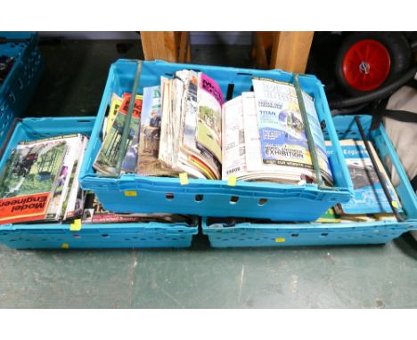 Three boxes of Model Engineer magazines