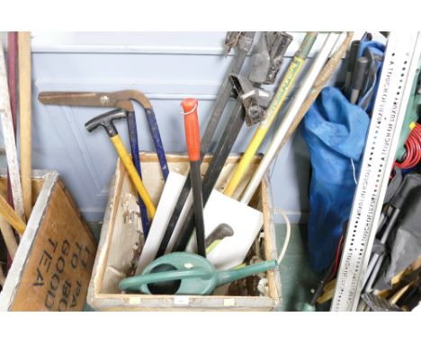Garden tools - rakes, roof bars etc