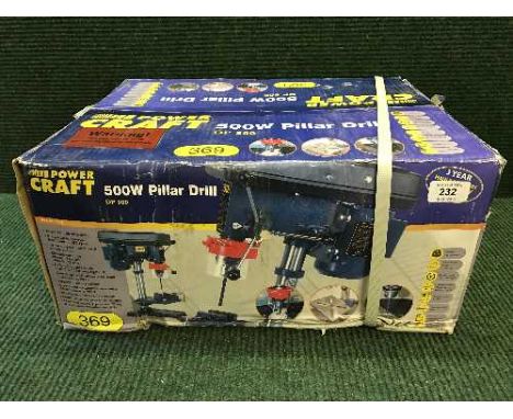 A Power Craft 500W pillar drill boxed