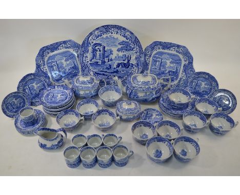 A Spode Italian tea and coffee service, mostly modern backstamps and some items microwave safe, comprising:&nbsp; Large teapo