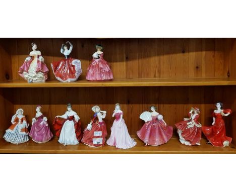8 Royal Doulton ceramic figures of ladies