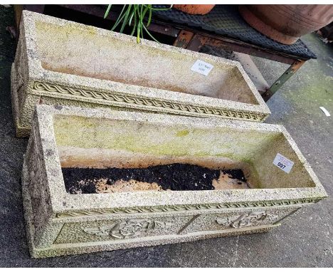 Pair of Cotswold Studio trough planters