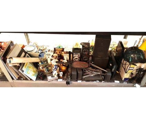 Collectables to include model toys including Star Wars figures, music equipment &amp; desk lamps