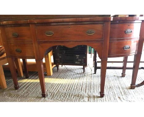 Large scale Victorian mahogany serving sideboard