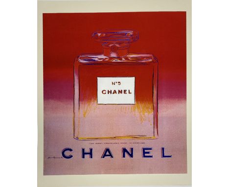 After Andy Warhol, Chanel No.5, lithograph, 61.2x46.4cm; full sheet 70.1x50cm