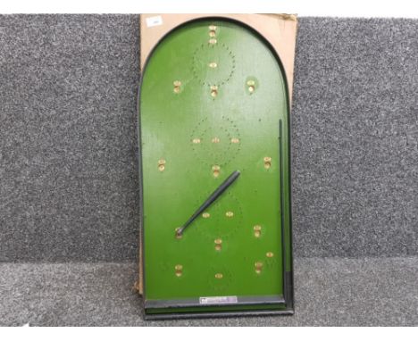 Vintage bagatelle game, Corinthian 12½, with original box