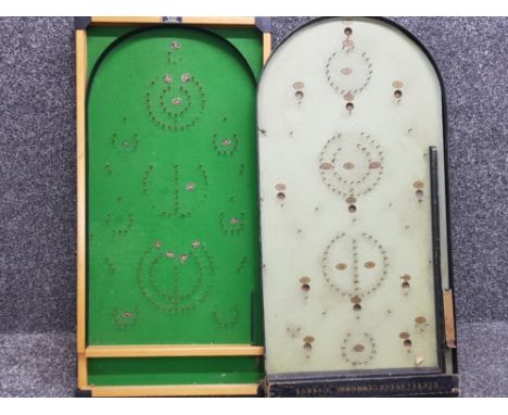 Kay London bagatelle game plus 1 other with 7 game balls