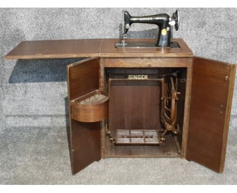 Vintage singer treadle sewing machine