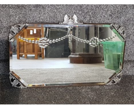 Vintage king george VI &amp; Queen Elizabeth 1937 coronation wall mirror