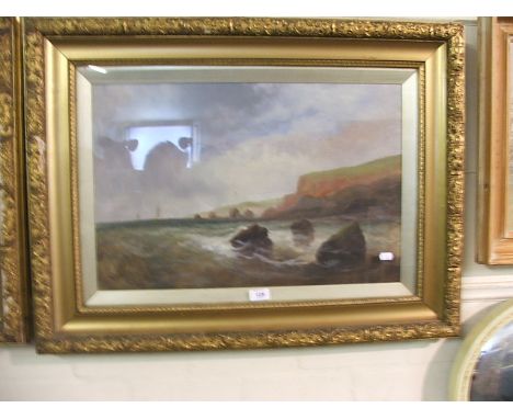 A Framed Oil Seascape Signed W Rodgers.