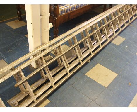 An Aluminium Extending Ladder and One Other.