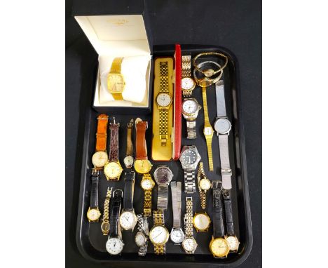 SELECTION OF LADIES AND GENTLEMEN'S WRISTWATCHESincluding vintage examples, makes include Rotary in box, Fero, Bentima, Sekon