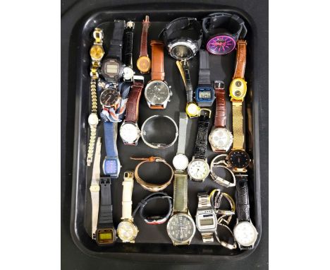 SELECTION OF LADIES AND GENTLEMEN'S WRISTWATCHESincluding Swatch, Casio, Skagen, Sekonda, Hugo Boss, Gruen, Guess, Rotary, Ac