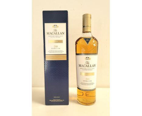 MACALLAN GOLD DOUBLE CASK HIGHLAND SINGLE MALT SCOTCH WHISKY in box, 700ml and 40%, level top shoulder, one bottle (1)