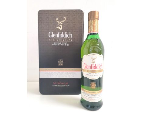 GLENFIDDICCH THE ORIGINAL SINGLE MALT SCOTCH WHISKY inspired by the original straight malt, in presentation tin with booklet,