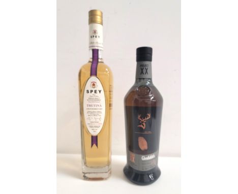 TWO BOTTLES OF SINGLE MALT SCOTCH WHISKY comprising Glenfiddich Project XX Experimental series #2, 70cl and 47%, level high s