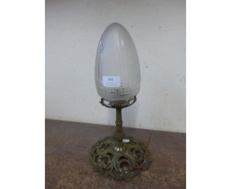 An Art Nouveau hall light 