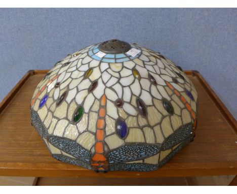 A Tiffany style light shade 