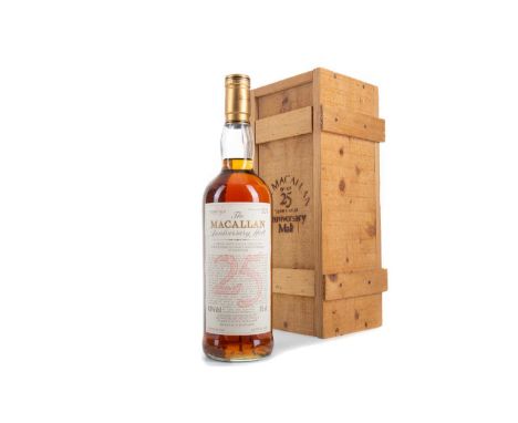 MACALLAN 1962 25 YEAR OLD ANNIVERSARY MALT 75CL SPEYSIDE SINGLE MALT There are few distilleries in the world quite so revered