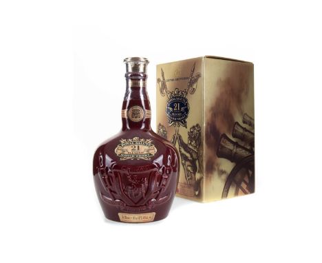 CHIVAS ROYAL SALUTE 21 YEAR OLD RUBY DECANTER BLENDED WHISKY 40% ABV / 70cl