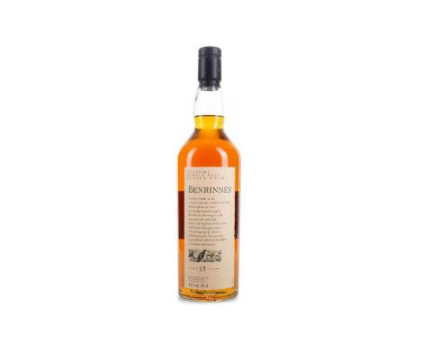 BENRINNES 15 YEAR OLD FLORA & FAUNA SPEYSIDE SINGLE MALT Despite churning out 3.5 million litres of spirit every year, Benrin