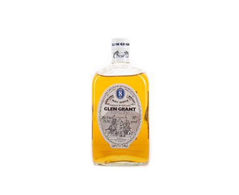 GLEN GRANT 8 YEAR OLD 1970S 26 2/3 FL OZ SPEYSIDE SINGLE MALT Glen Grant was the first distillery in Scotland to have electri