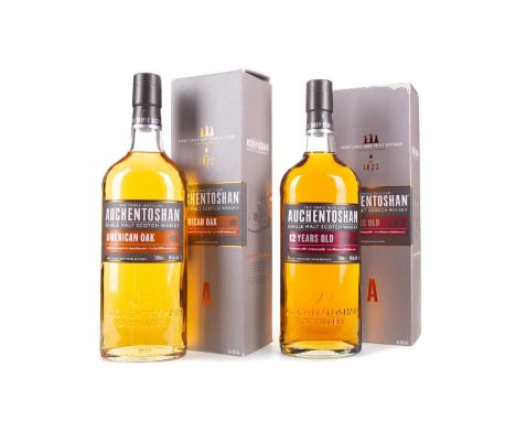 AUCHENTOSHAN 12 YEAR OLD AND AMERICAN OAK LOWLAND SINGLE MALT Auchentoshan is part of a small minority of Scottish distilleri