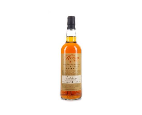 ARRAN 14 YEAR OLD FOUNDER'S RESERVE ISLAND SINGLE MALT Still a relative youngster in whisky terms, Arran distillery began pro