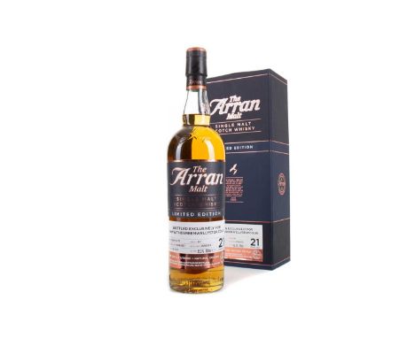 ARRAN 1997 21 YEAR OLD SINGLE CASK #841 - FOR THE GREEN WELLY STOP ISLAND SINGLE MALT Still a relative youngster in whisky te