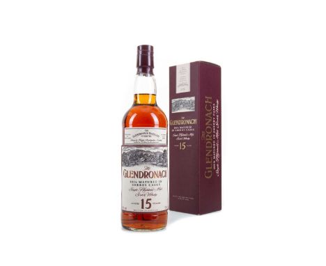 GLENDRONACH 15 YEAR OLD 1990S HIGHLAND SINGLE MALT Thanks to its rich, weighty spirit and penchant for sherry cask maturation