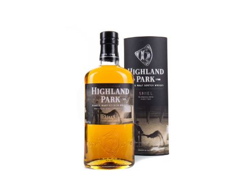 HIGHLAND PARK SHIEL ISLAND SINGLE MALT Orkney’s Highland Park distillery is situated in the town of Kirkwall on the site of a