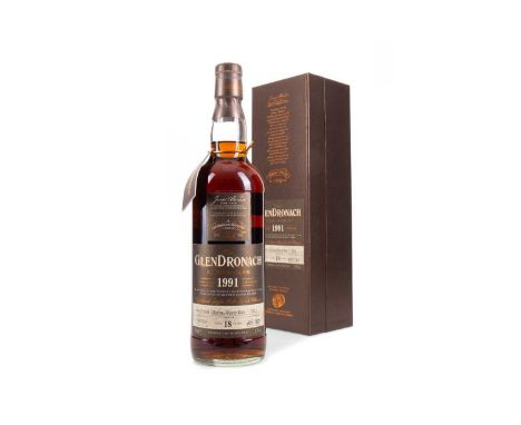 GLENDRONACH 1991 18 YEAR OLD SINGLE CASK #2512 HIGHLAND SINGLE MALT Thanks to its rich, weighty spirit and penchant for sherr