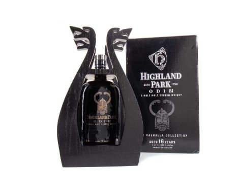 HIGHLAND PARK 16 YEAR OLD ODIN ISLAND SINGLE MALT Orkney’s Highland Park distillery is situated in the town of Kirkwall on th