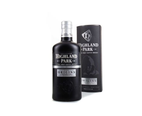 HIGHLAND PARK DARK ORIGINS ISLAND SINGLE MALT Orkney’s Highland Park distillery is situated in the town of Kirkwall on the si