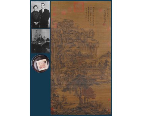 A Chinese Scroll Painting By Wang Meng 91.5 x 49cm Ming Dynasty Source: Collected by Sun Zhifei and passed down through the f