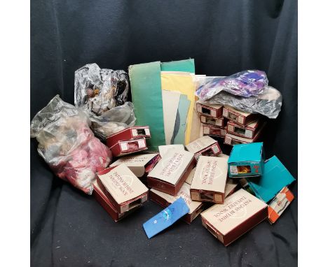 Large lot of tapestry wool t/w folder of designs - all in used condition 