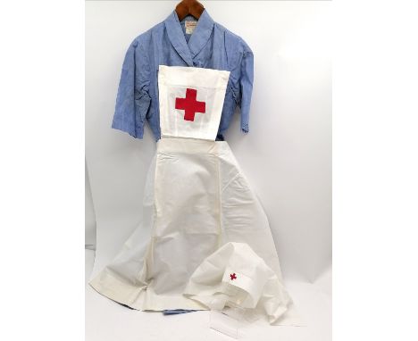 V A Detachment First Aid &amp; Nursing Uniform (unworn) by B R C S supply dept 14 Grosvenor Crescent London SW1, Bust 40" 102