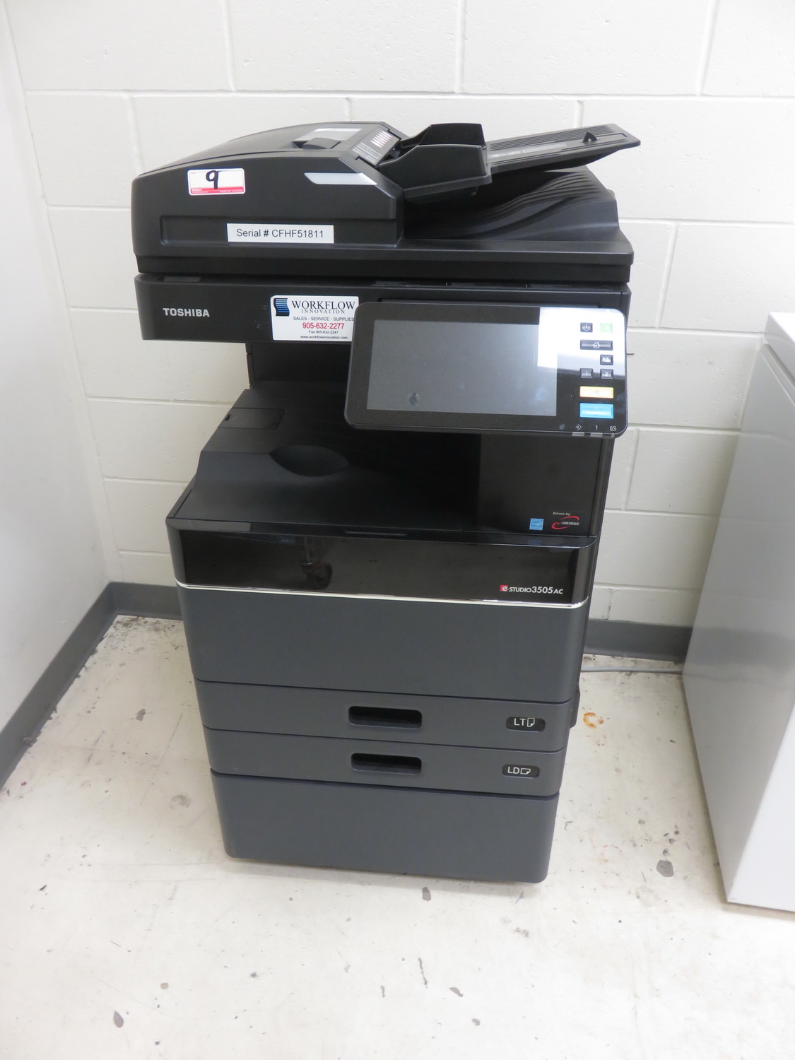 TOSHIBA ESTUDIO 3505AC COLOR DIGITAL LASER MULTIFUNCTION COPIER