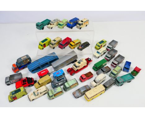 Matchbox - Husky - Hot Wheels - Budgie - Others - An unboxed group of playworn diecast model vehicles. Lot includes Budgie RE