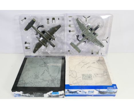 Solido - Two boxed 1:72 scale diecast military aircraft models from Solido's 'War Master' series. Lot consists of S7200001 He
