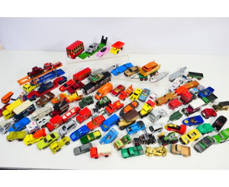 Corgi - Matchbox - Hot Wheels - Siku - A collection of unboxed vehicles including Ford Escort Mk1, AMC Pacer, The Fall Guy GM