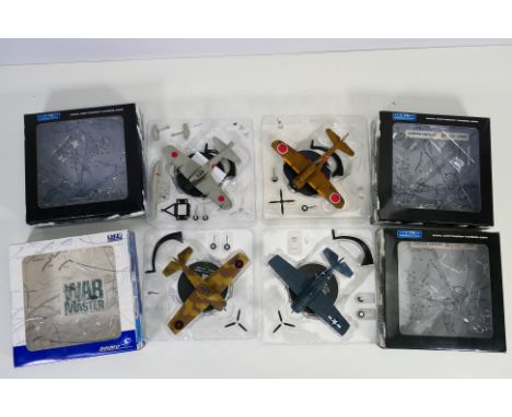 Solido - Four boxed diecast 1:72 scale military aircraft models from Solido's 'War Master' series. Lot consists of S7200004 G