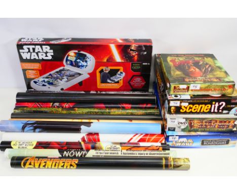 Star Wars - Pirates Of The Caribbean - A collection of games and posters including Star Wars Super Pinball, Pirates Of The Ca