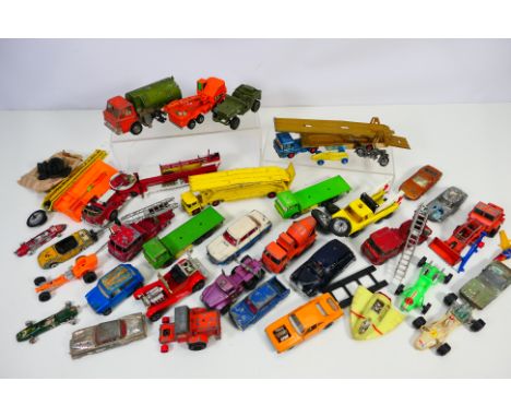 Corgi - Dinky - Matchbox - Roxy - A collection of unboxed vehicles including DAF Car Transporter # K-11, BMW 2002 TI # 157, H